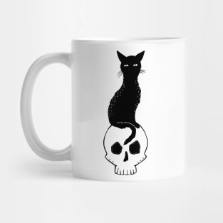 Stitchy Halloween Cats Mug